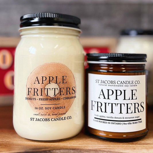 "APPLE FRITTERS" Natural Soy Candle