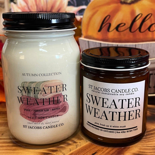 SWEATER WEATHER Natural Soy Candle